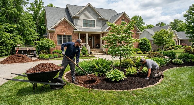 Shredded Mulch Installation in Ventura County, CA